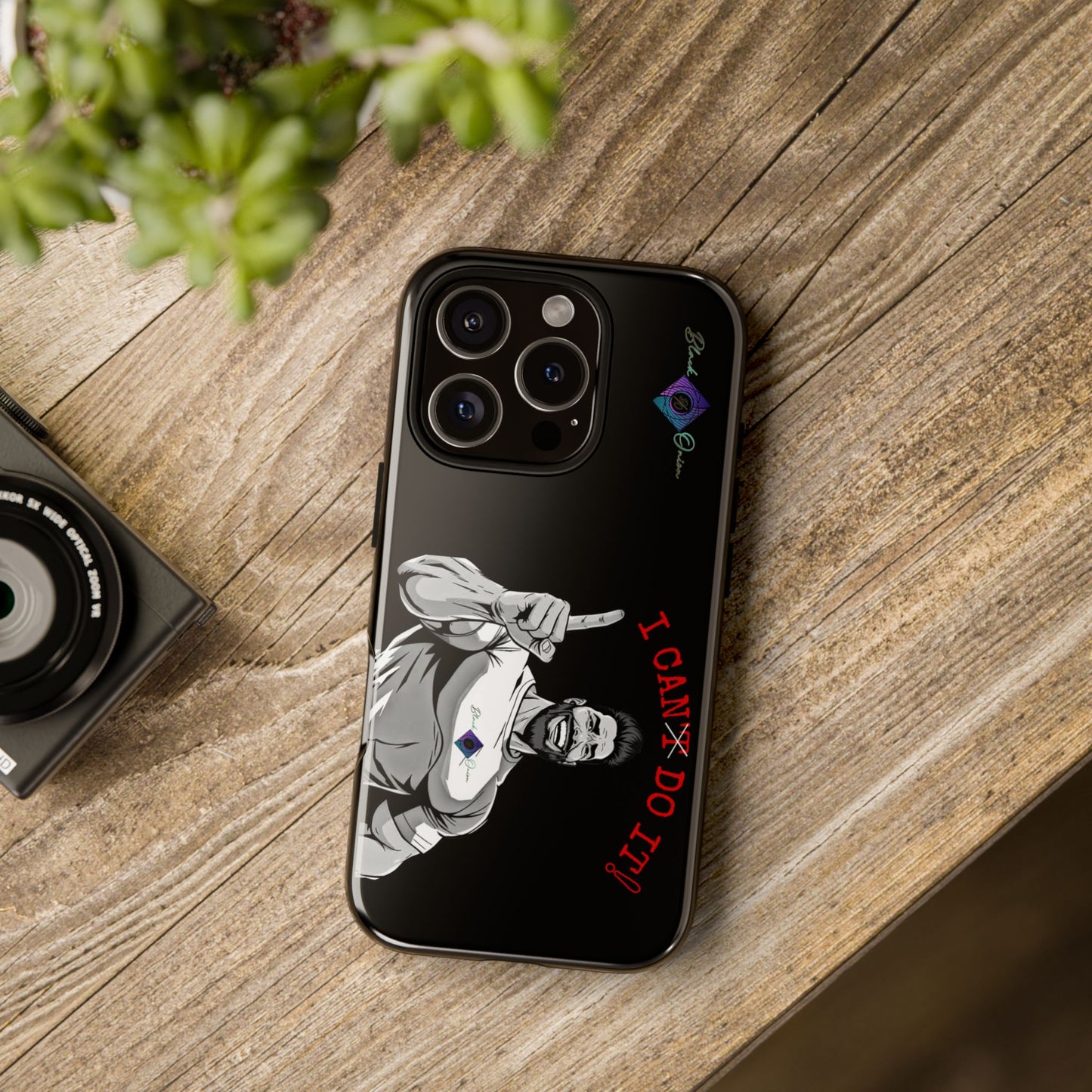 BlackOnion Brand New Phone Case - with Motivational Workout Motif’I Can Do It ‘💪🔥🫵