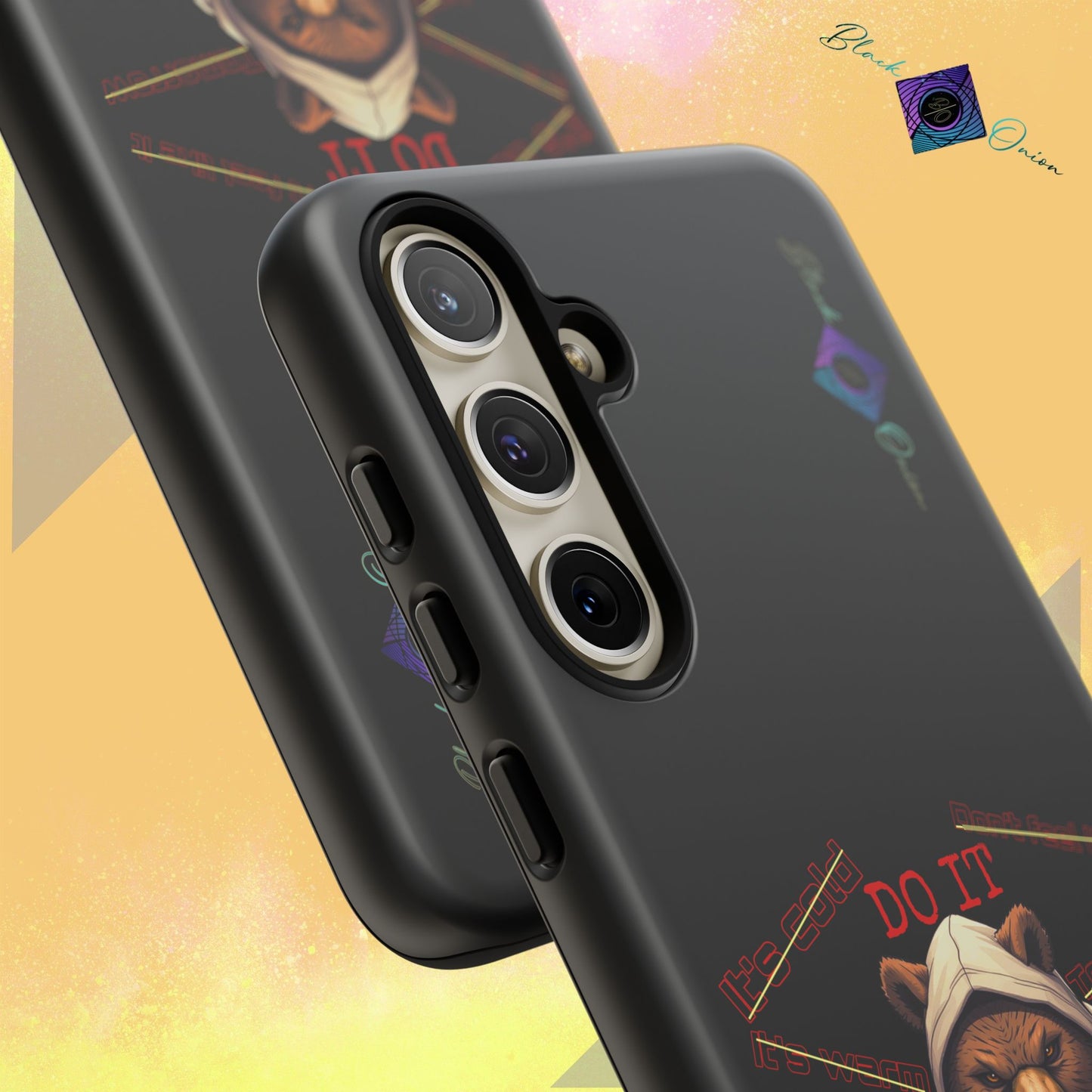 BlackOnion Brand New Phone Case - with Motivational Workout Motif’Do it ‘💪🔥🫵