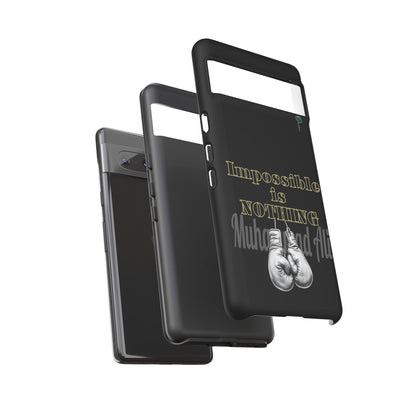 BlackOnion Brand New Phone Case - with Motivational Workout Motif ’Impossible ‘💪🔥🫵