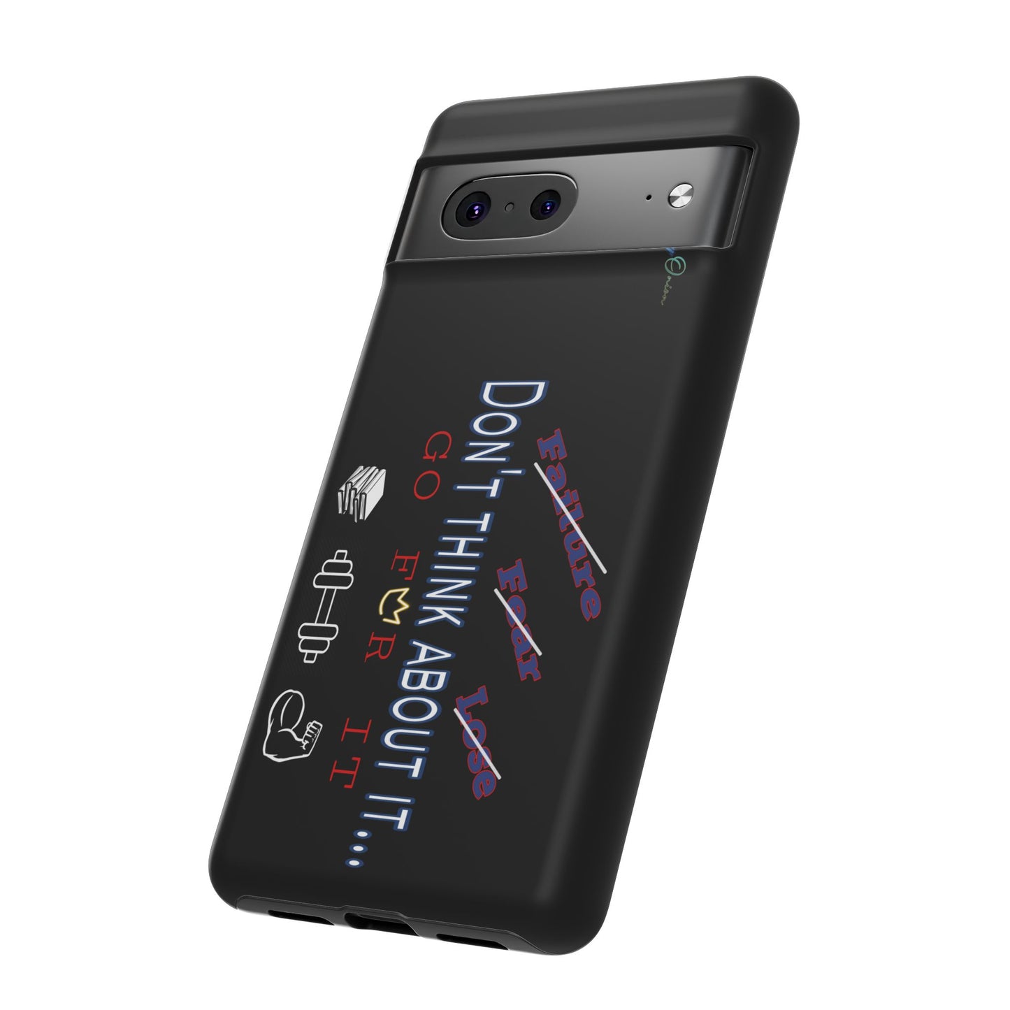 BlackOnion Brand New Phone Case - with Motivational Workout Motif’Don’t think ‘💪🔥🫵