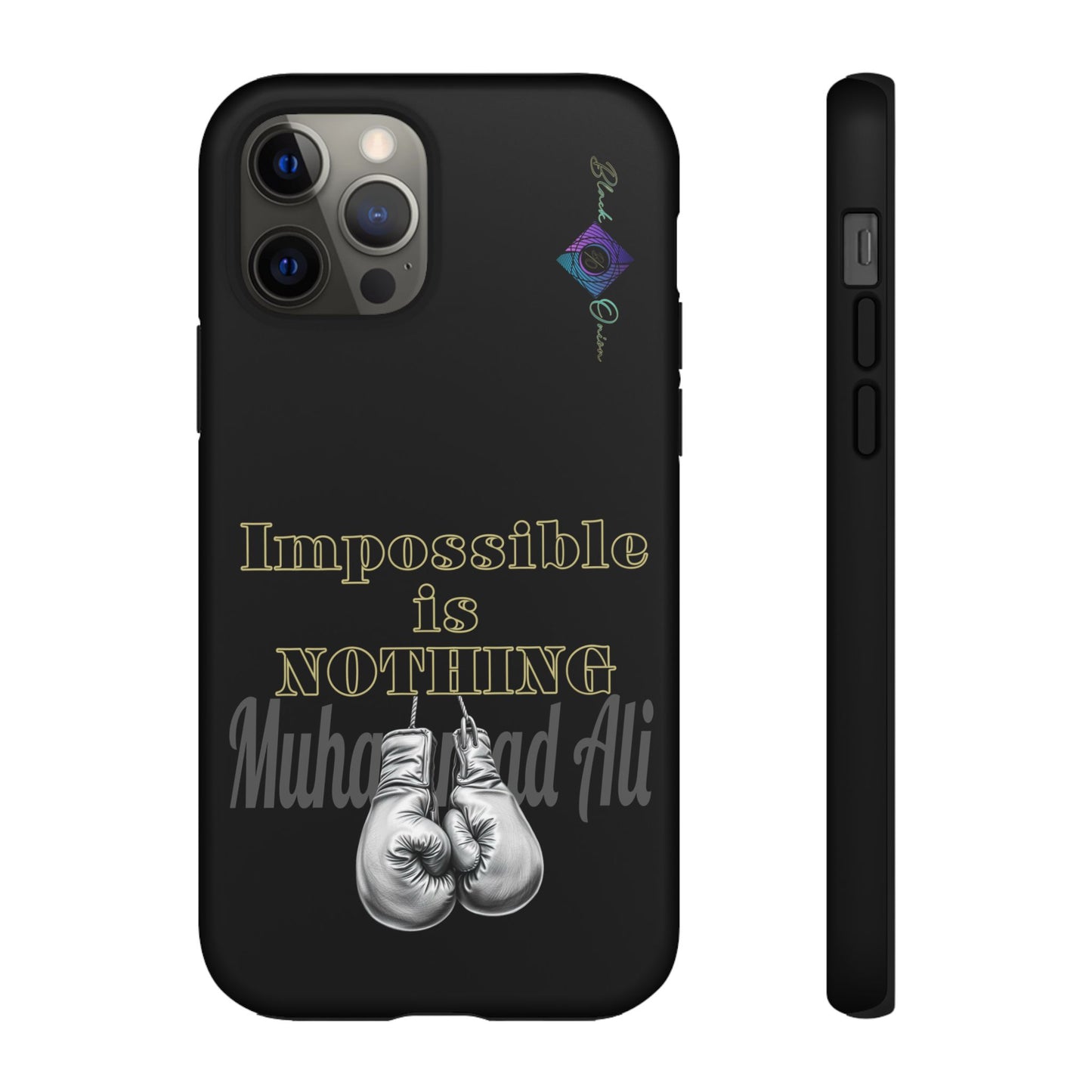 BlackOnion Brand New Phone Case - with Motivational Workout Motif ’Impossible ‘💪🔥🫵