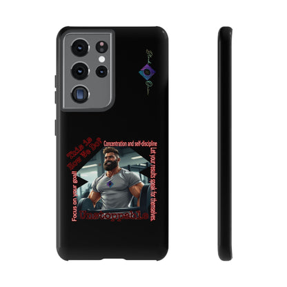 BlackOnion Brand New Phone Case - with Motivational Workout Motif’Unstoppable ‘💪🔥🫵