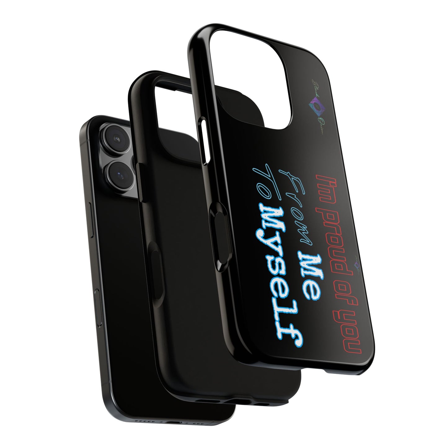 BlackOnion Brand New Phone Case - with Motivational Workout Motif’I’m proud of you ‘💪🔥🫵