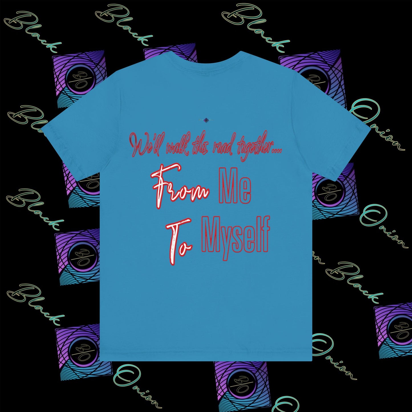 BlackOnion 'From Me ,To Myself' T-Shirt with Workout Motif V2 💪🔥