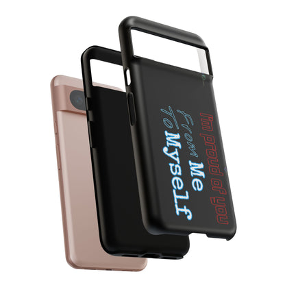 BlackOnion Brand New Phone Case - with Motivational Workout Motif’I’m proud of you ‘💪🔥🫵