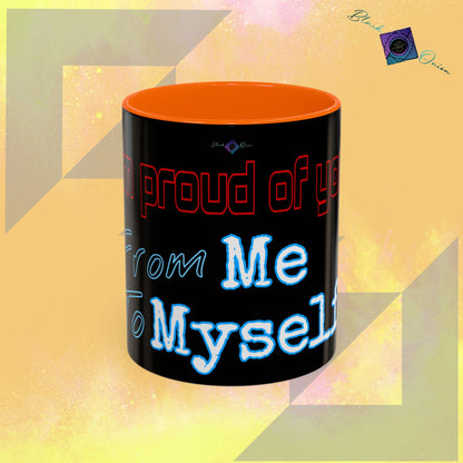 BlackOnion Coffee Mug 2 with Workout Motif ‘ I’m proud of you’🫵🔥💪