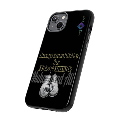BlackOnion Brand New Phone Case - with Motivational Workout Motif ’Impossible ‘💪🔥🫵