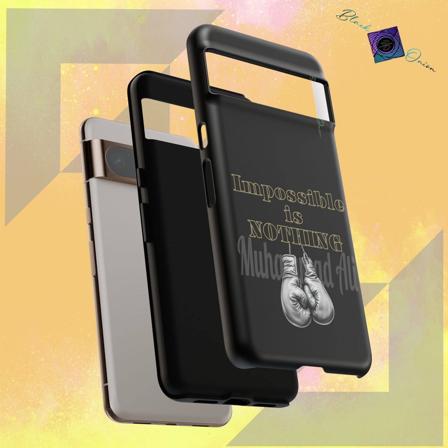 BlackOnion Brand New Phone Case - with Motivational Workout Motif ’Impossible ‘💪🔥🫵