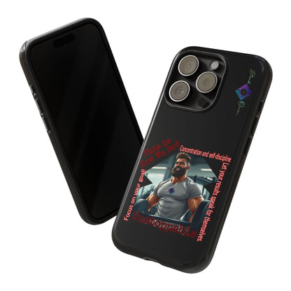 BlackOnion Brand New Phone Case - with Motivational Workout Motif’Unstoppable ‘💪🔥🫵