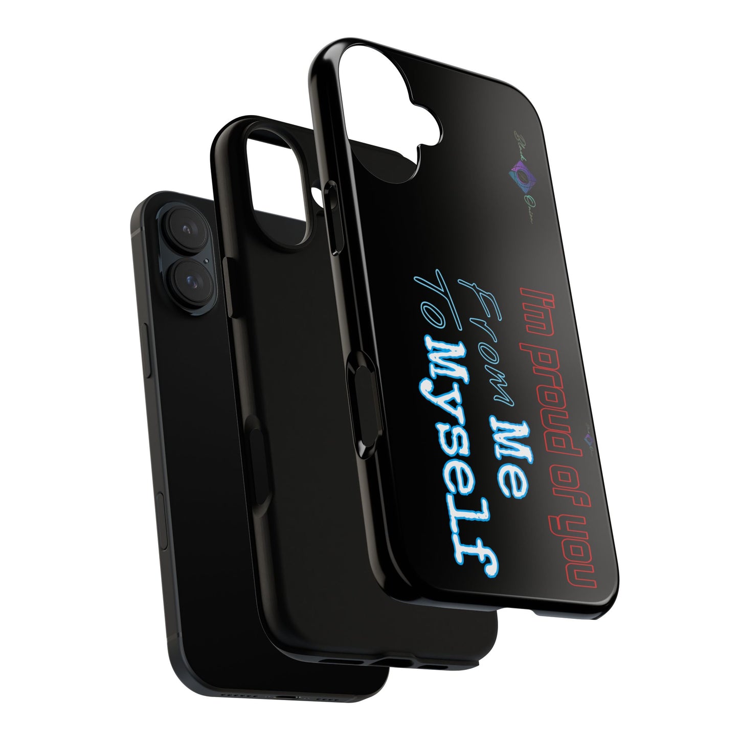 BlackOnion Brand New Phone Case - with Motivational Workout Motif’I’m proud of you ‘💪🔥🫵