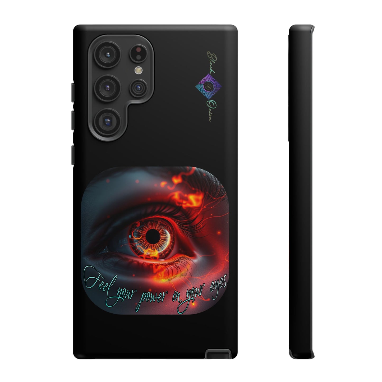 BlackOnion Brand New Phone Case - with Motivational Workout Motif ’Feel your power  ‘💪🔥🫵