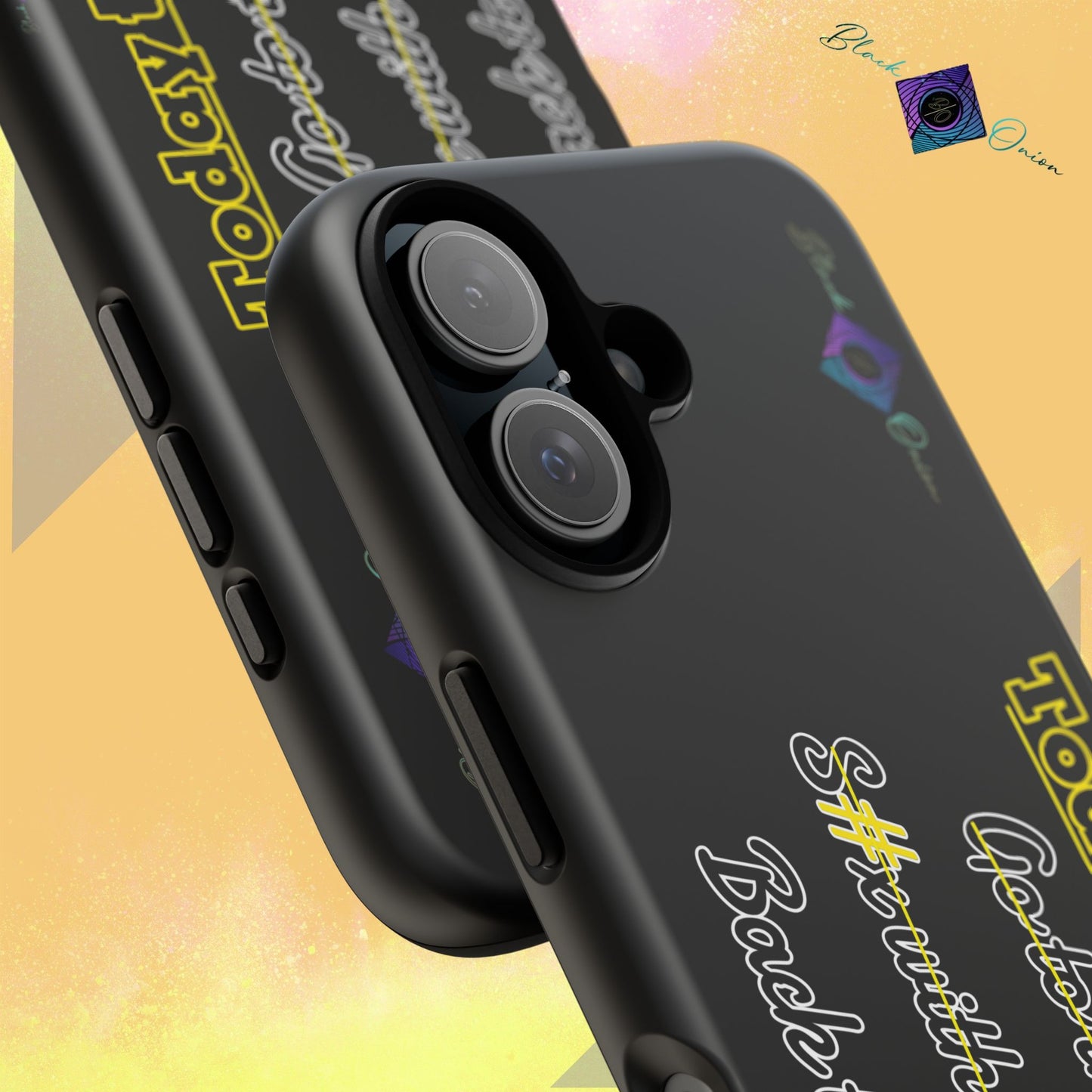 BlackOnion Brand New Phone Case - with Motivational Workout Motif’Today to do list ‘💪🔥🫵