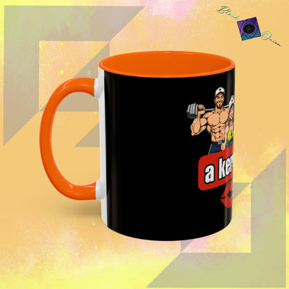 BlackOnion Coffee Mug - 11oz with Workout Motif ‘Az igazi férfi’🔥💪🫵