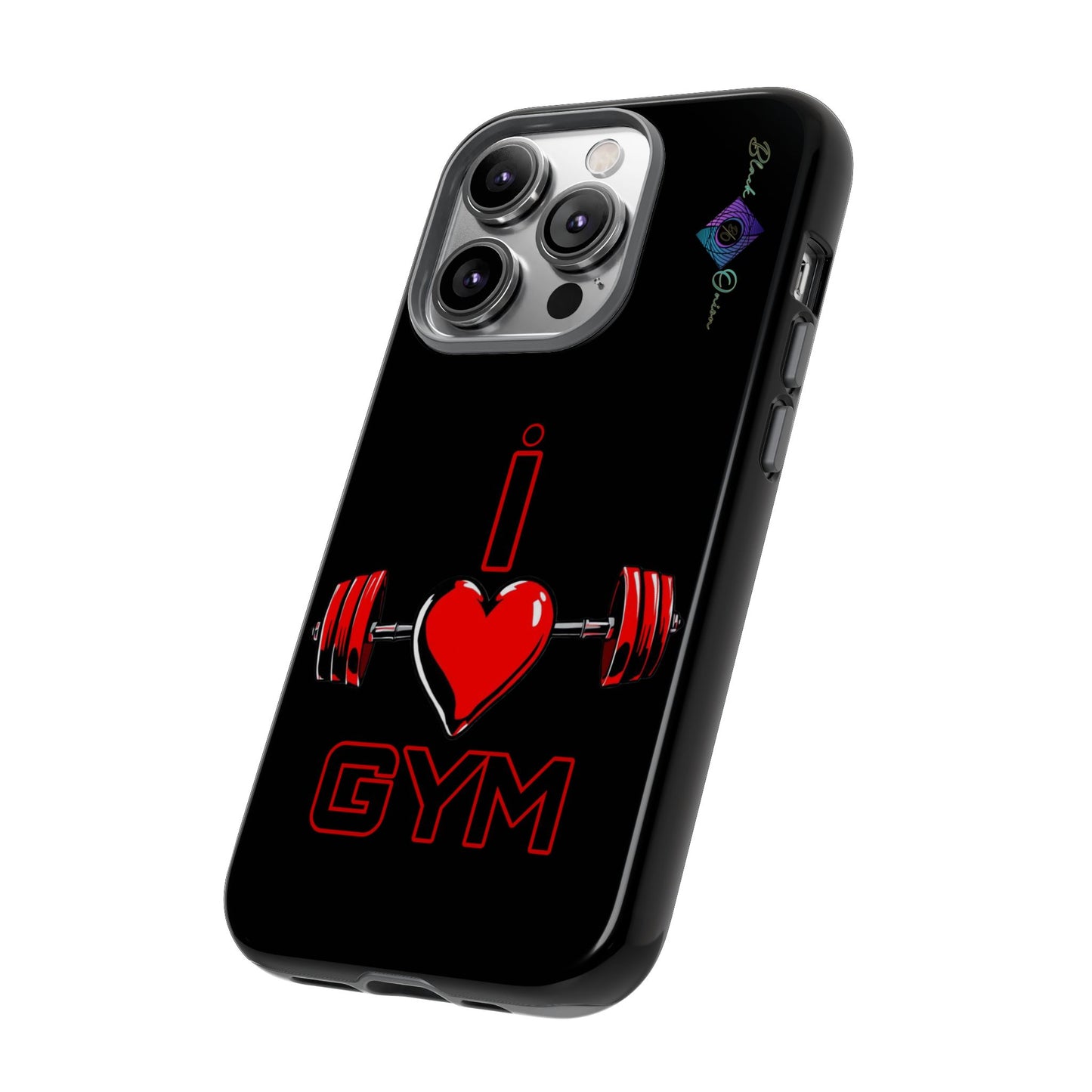 BlackOnion Brand New Phone Case - with Motivational Workout Motif’I Love Gym ‘💪🔥🫵