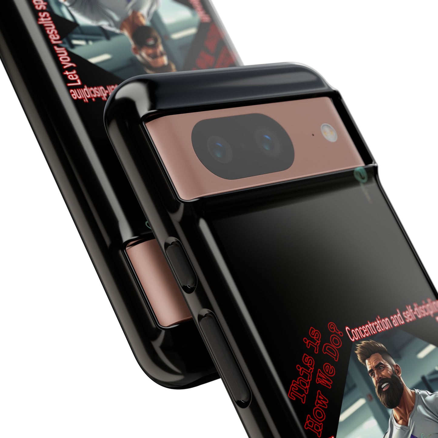 BlackOnion Brand New Phone Case - with Motivational Workout Motif’Unstoppable ‘💪🔥🫵