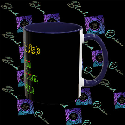 BlackOnion Coffee Mug 2 with Workout Motif ‘Today To Do List V2’🫵🔥💪