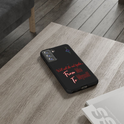 BlackOnion Brand New Phone Case - with Motivational Workout Motif’We’ll walk ‘💪🔥🫵