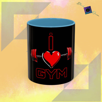 BlackOnion Coffee Mug Serial 2 with Workout Motif ‘I Love Gym ’🫵🔥💪