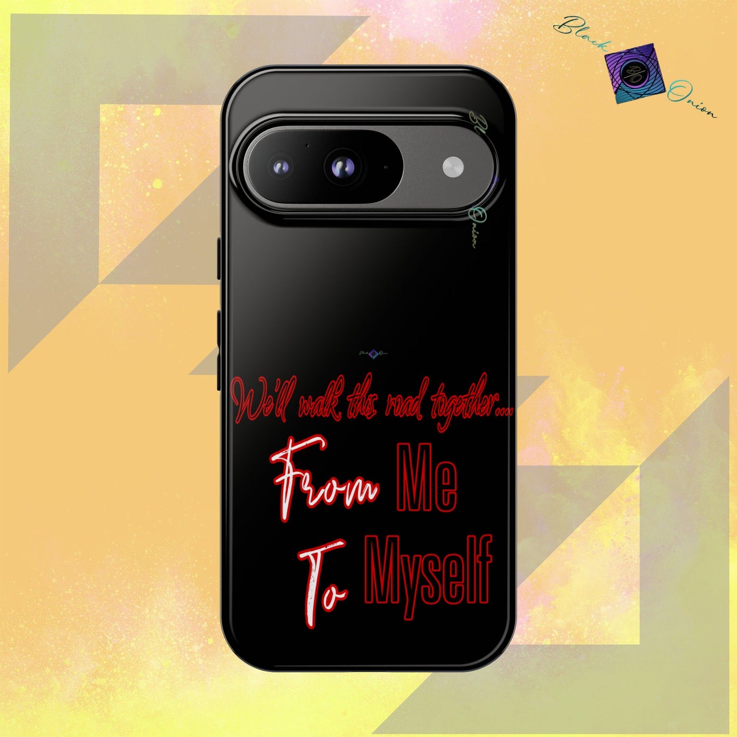 BlackOnion Brand New Phone Case - with Motivational Workout Motif’We’ll walk ‘💪🔥🫵