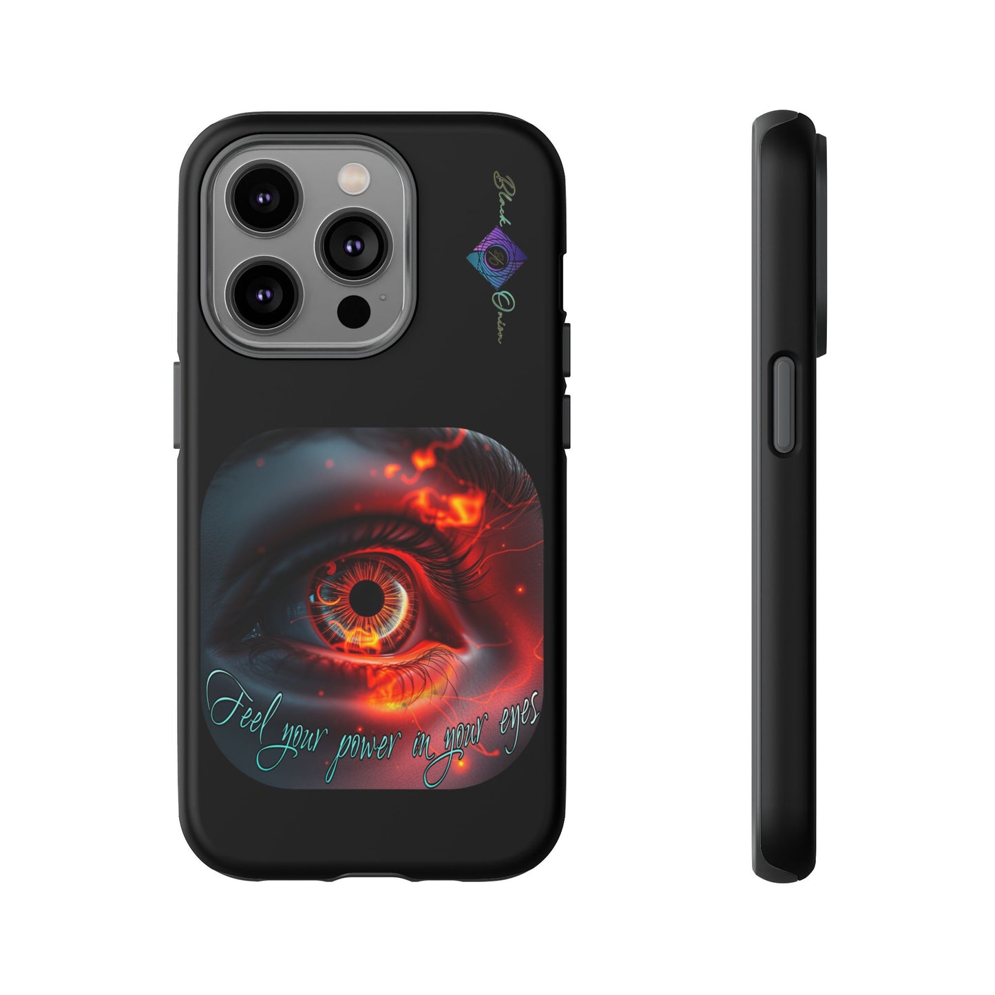 BlackOnion Brand New Phone Case - with Motivational Workout Motif ’Feel your power  ‘💪🔥🫵