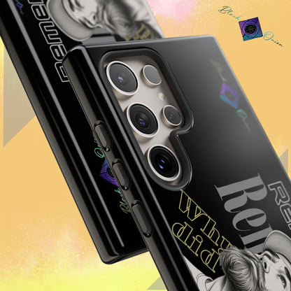 BlackOnion Brand New Phone Case - with Motivational Workout Motif’Remember ‘💪🔥🫵