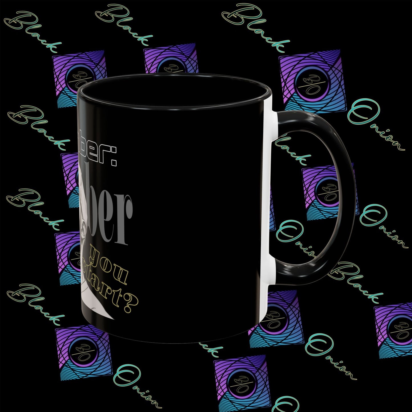 BlackOnion Coffee Mug - 11oz with Workout Motif ‘Remember ’🔥💪🫵