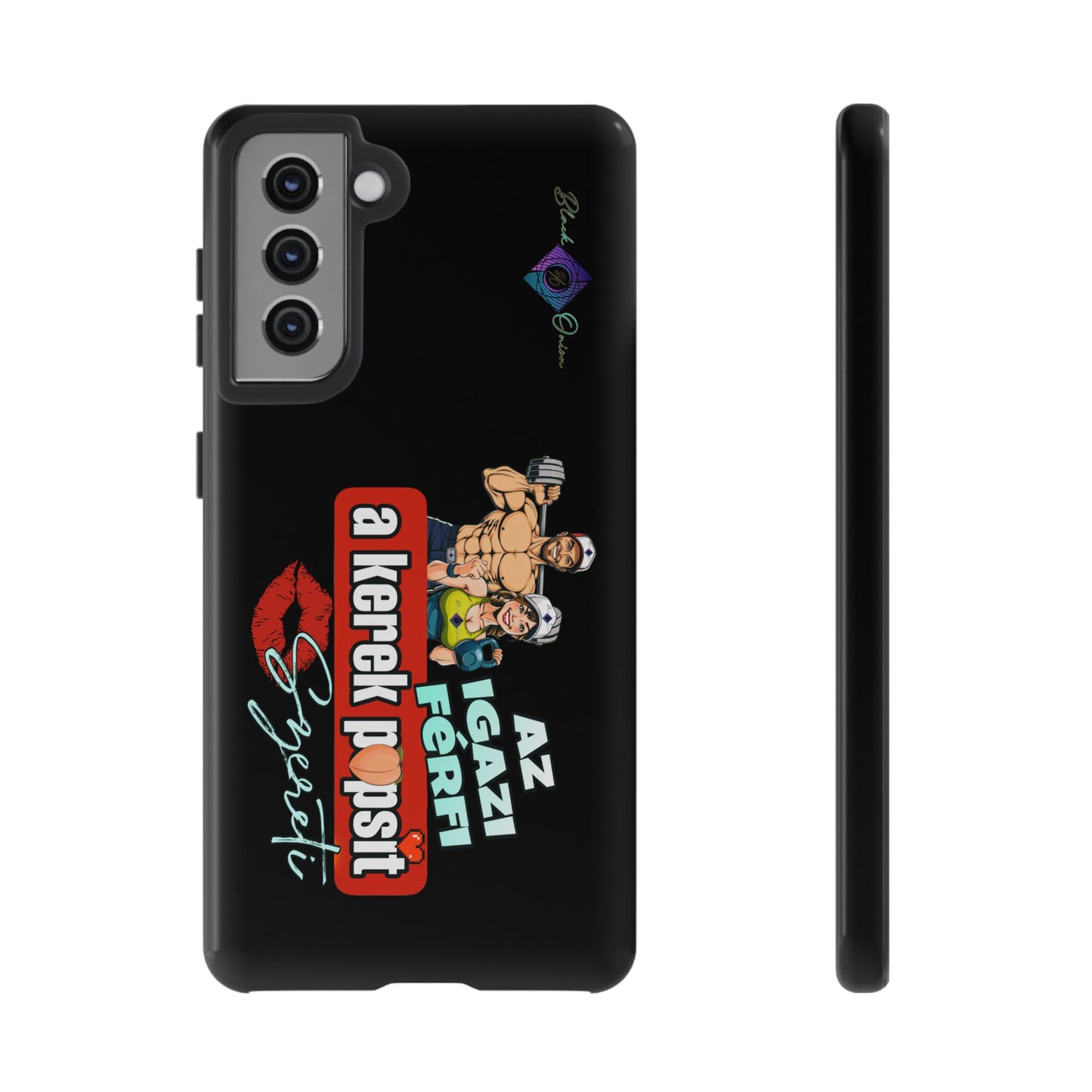 BlackOnion Brand New Phone Case - with Motivational Workout Motif ‘Az igazi férfi ‘💪🔥🫵