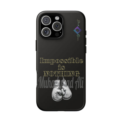 BlackOnion Brand New Phone Case - with Motivational Workout Motif ’Impossible ‘💪🔥🫵