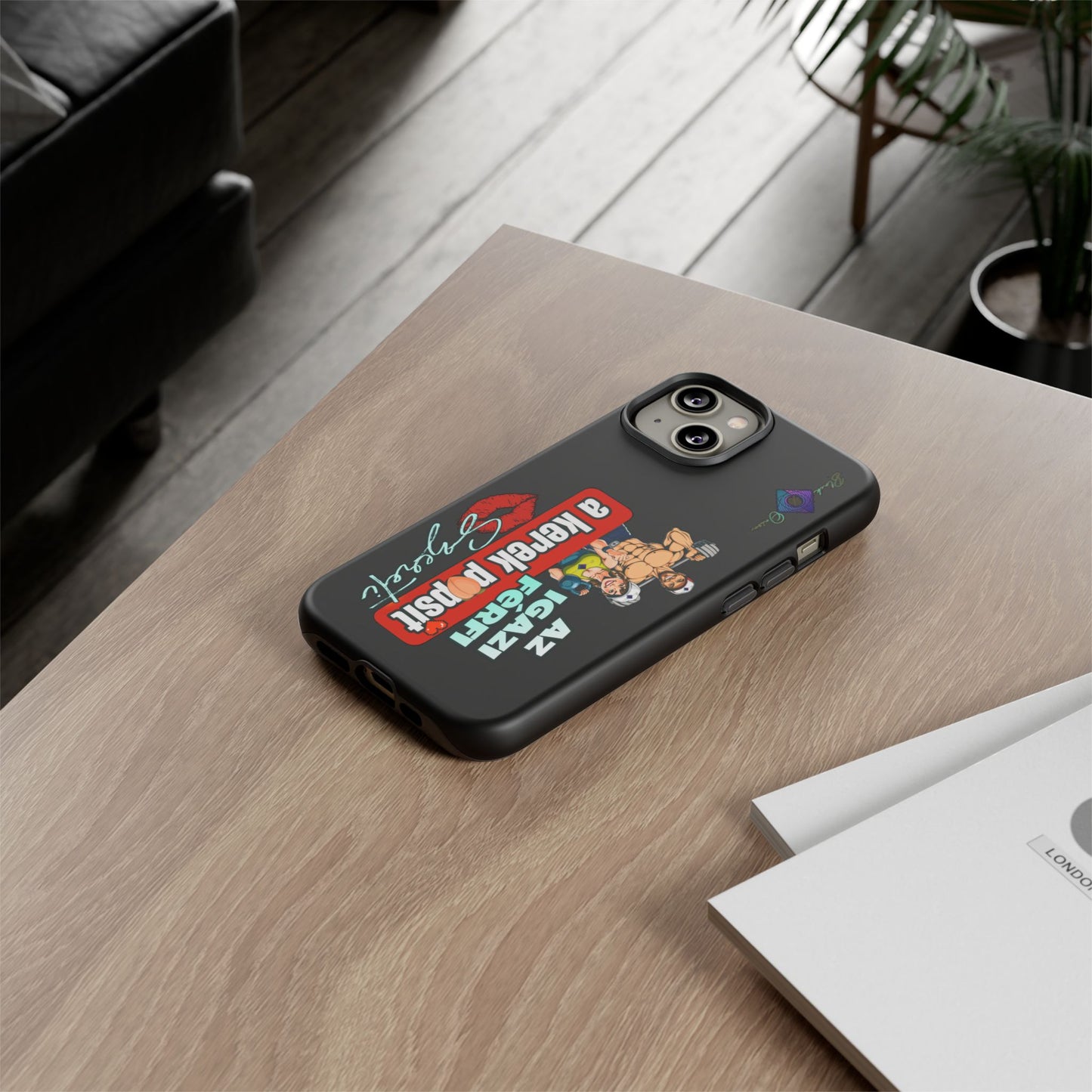 BlackOnion Brand New Phone Case - with Motivational Workout Motif ‘Az igazi férfi ‘💪🔥🫵