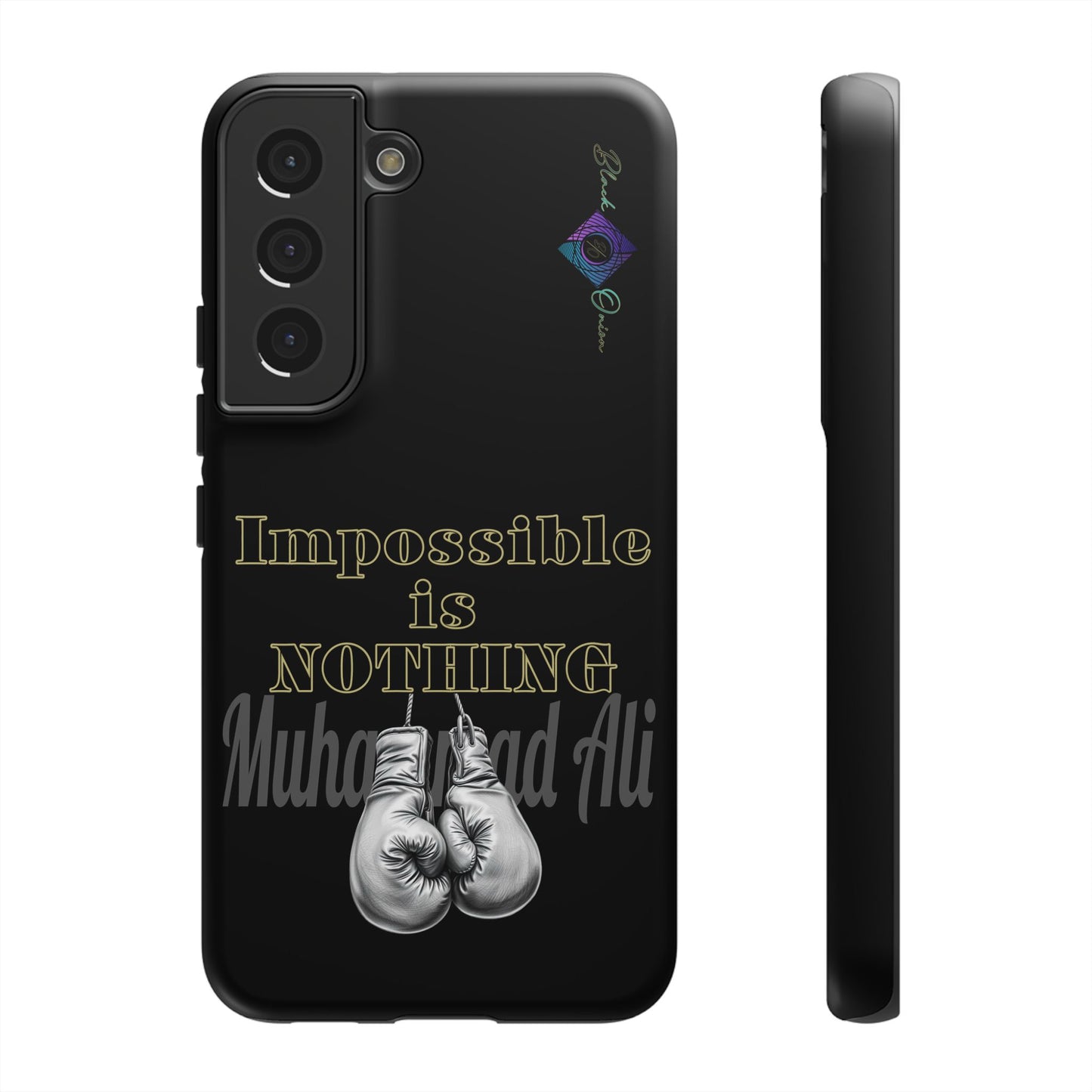 BlackOnion Brand New Phone Case - with Motivational Workout Motif ’Impossible ‘💪🔥🫵
