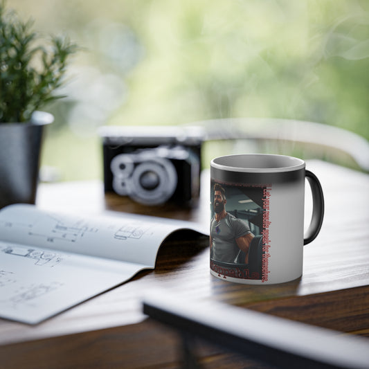 B/O Color Changing Mug with Motif ‘Unstoppable’ 💪🔥🫵