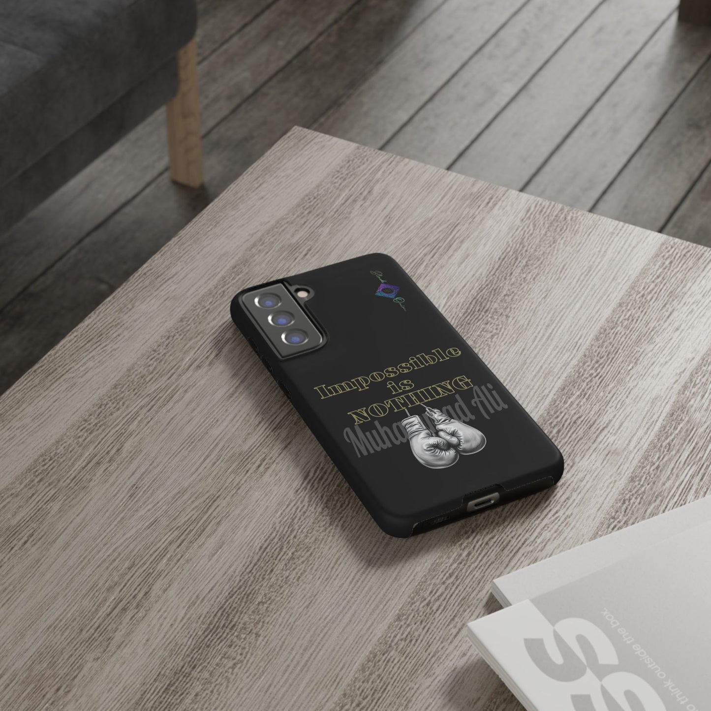BlackOnion Brand New Phone Case - with Motivational Workout Motif ’Impossible ‘💪🔥🫵