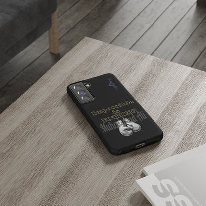 BlackOnion Brand New Phone Case - with Motivational Workout Motif ’Impossible ‘💪🔥🫵