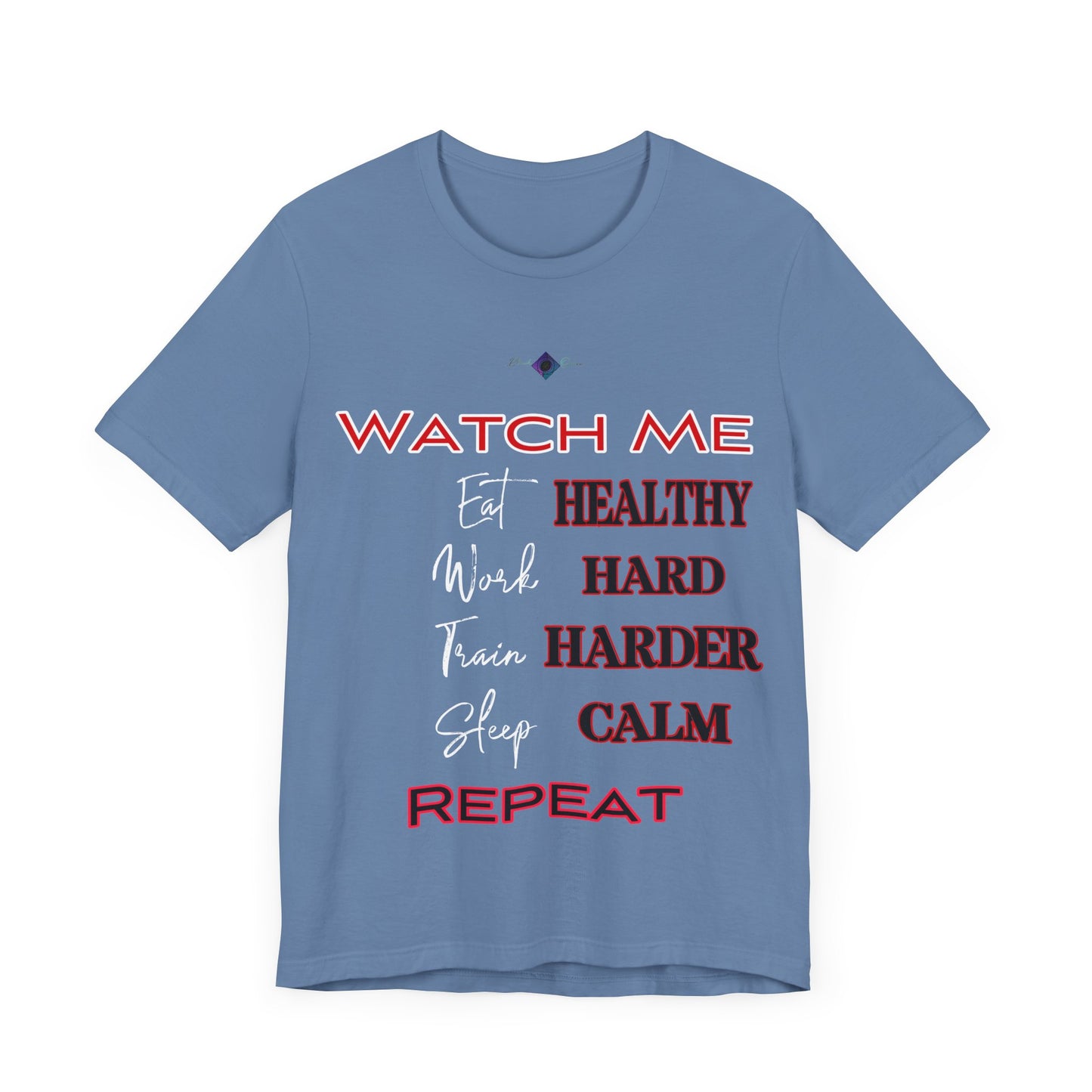 BlackOnion "Watch Me" T-Shirt with Workout Motif V3  💪🔥
