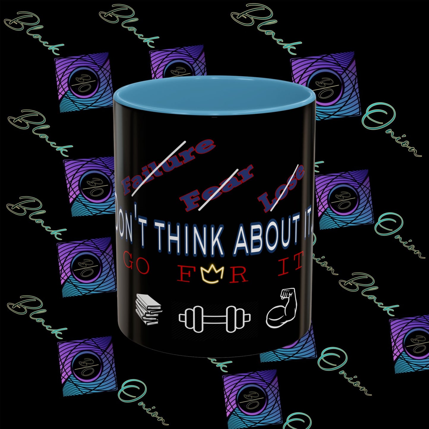 BlackOnion Coffee Mug - 11oz with ‘Don’t think about it’🔥💪🫵