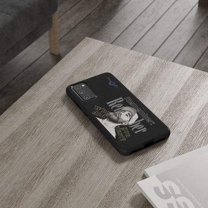 BlackOnion Brand New Phone Case - with Motivational Workout Motif’Remember ‘💪🔥🫵