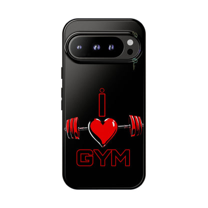 BlackOnion Brand New Phone Case - with Motivational Workout Motif’I Love Gym ‘💪🔥🫵
