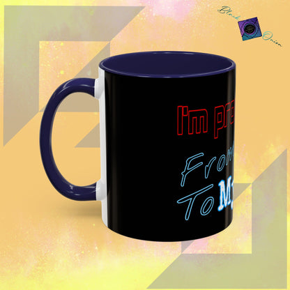 BlackOnion Coffee Mug - 11oz with workout motif ‘I’m proud of you’🔥💪🫵