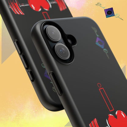 BlackOnion Brand New Phone Case - with Motivational Workout Motif’I Love Gym ‘💪🔥🫵