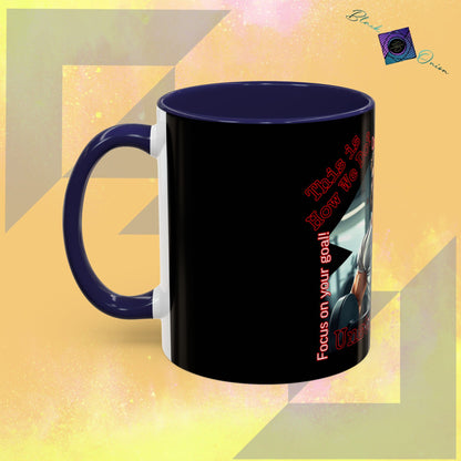 BlackOnion Coffee Mug Serial 2 with Workout Motif ‘Unstoppable’🫵🔥💪