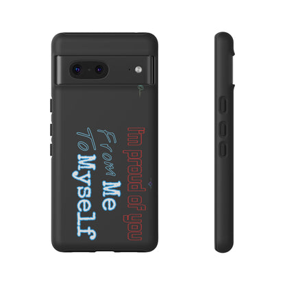 BlackOnion Brand New Phone Case - with Motivational Workout Motif’I’m proud of you ‘💪🔥🫵