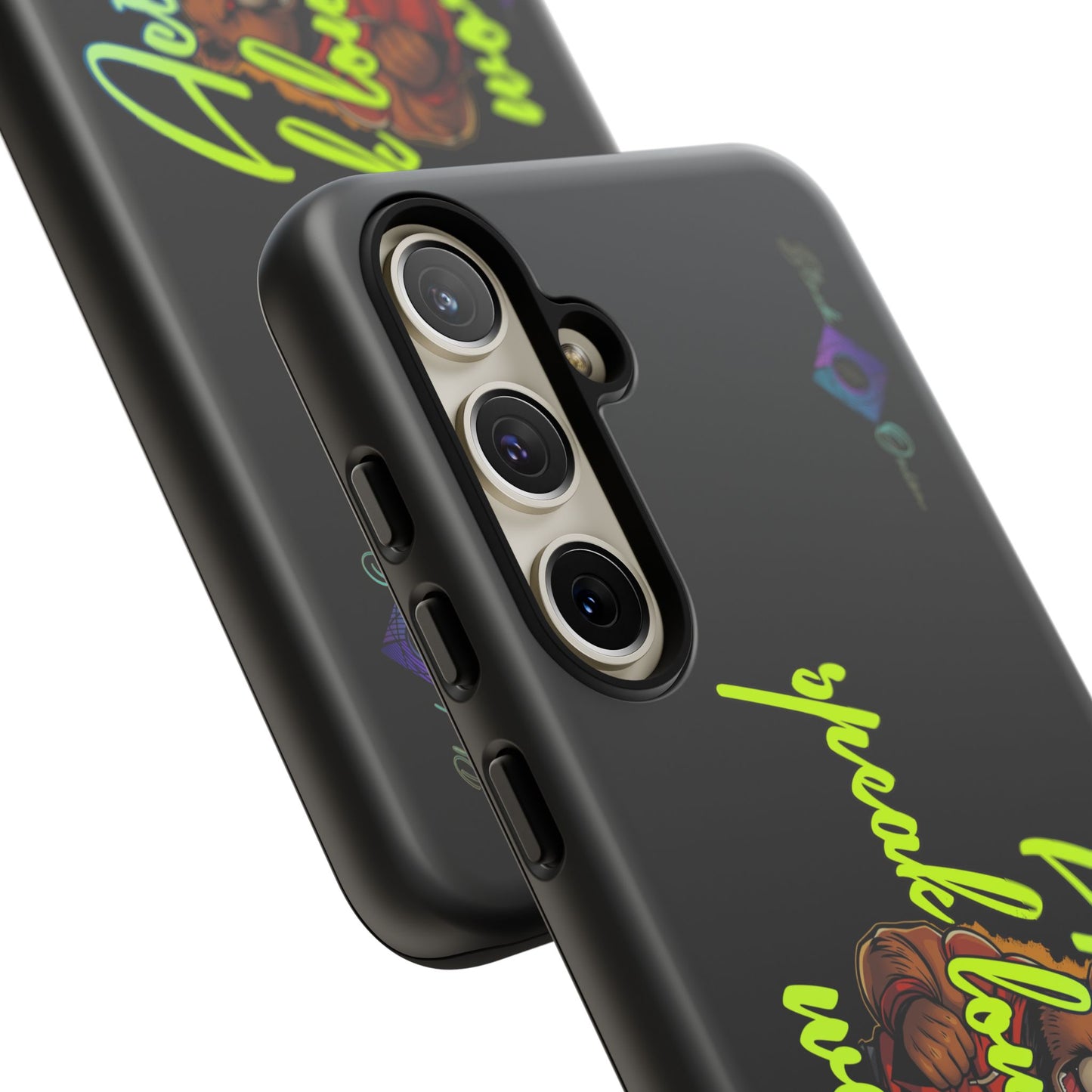 BlackOnion Brand New Phone Case - with Motivational Workout Motif ‘Actions speak lauder ‘💪🔥🫵
