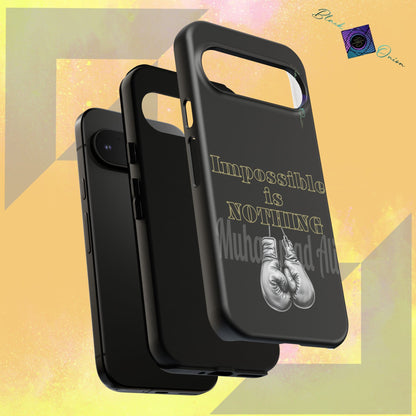 BlackOnion Brand New Phone Case - with Motivational Workout Motif ’Impossible ‘💪🔥🫵