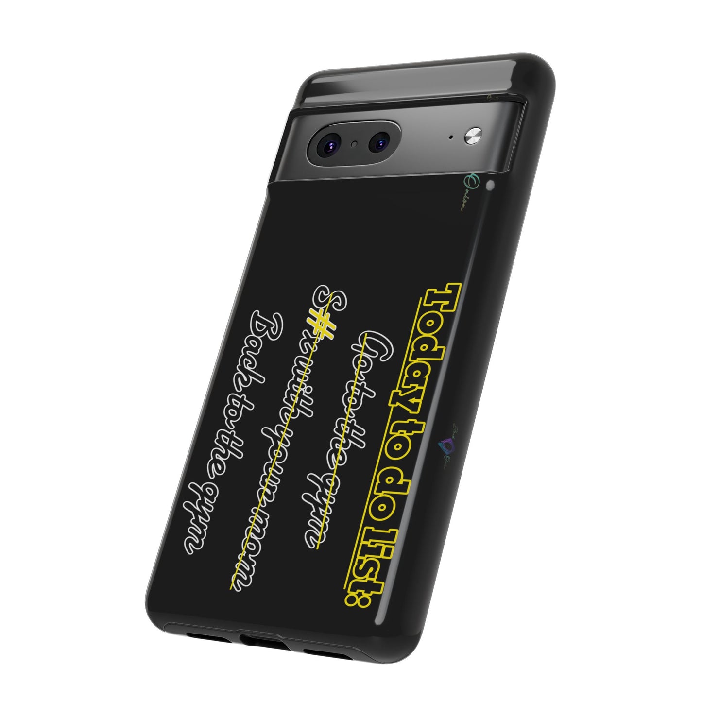 BlackOnion Brand New Phone Case - with Motivational Workout Motif’Today to do list ‘💪🔥🫵