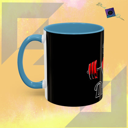 BlackOnion Coffee Mug - 11oz with Workout Motif ‘ÁjjLávDzsi’🔥💪🫵