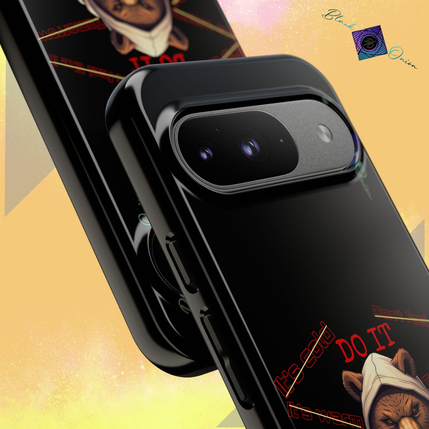 BlackOnion Brand New Phone Case - with Motivational Workout Motif’Do it ‘💪🔥🫵