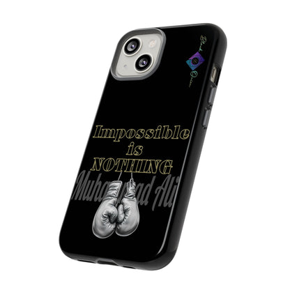 BlackOnion Brand New Phone Case - with Motivational Workout Motif ’Impossible ‘💪🔥🫵