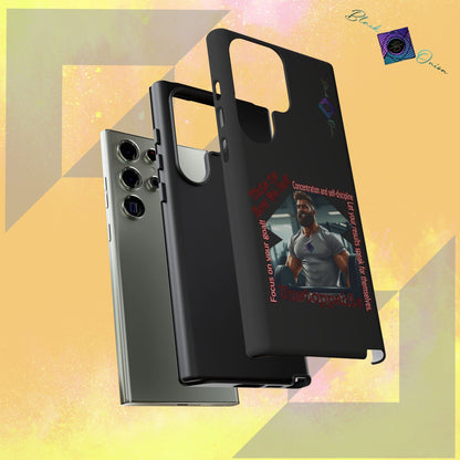 BlackOnion Brand New Phone Case - with Motivational Workout Motif’Unstoppable ‘💪🔥🫵
