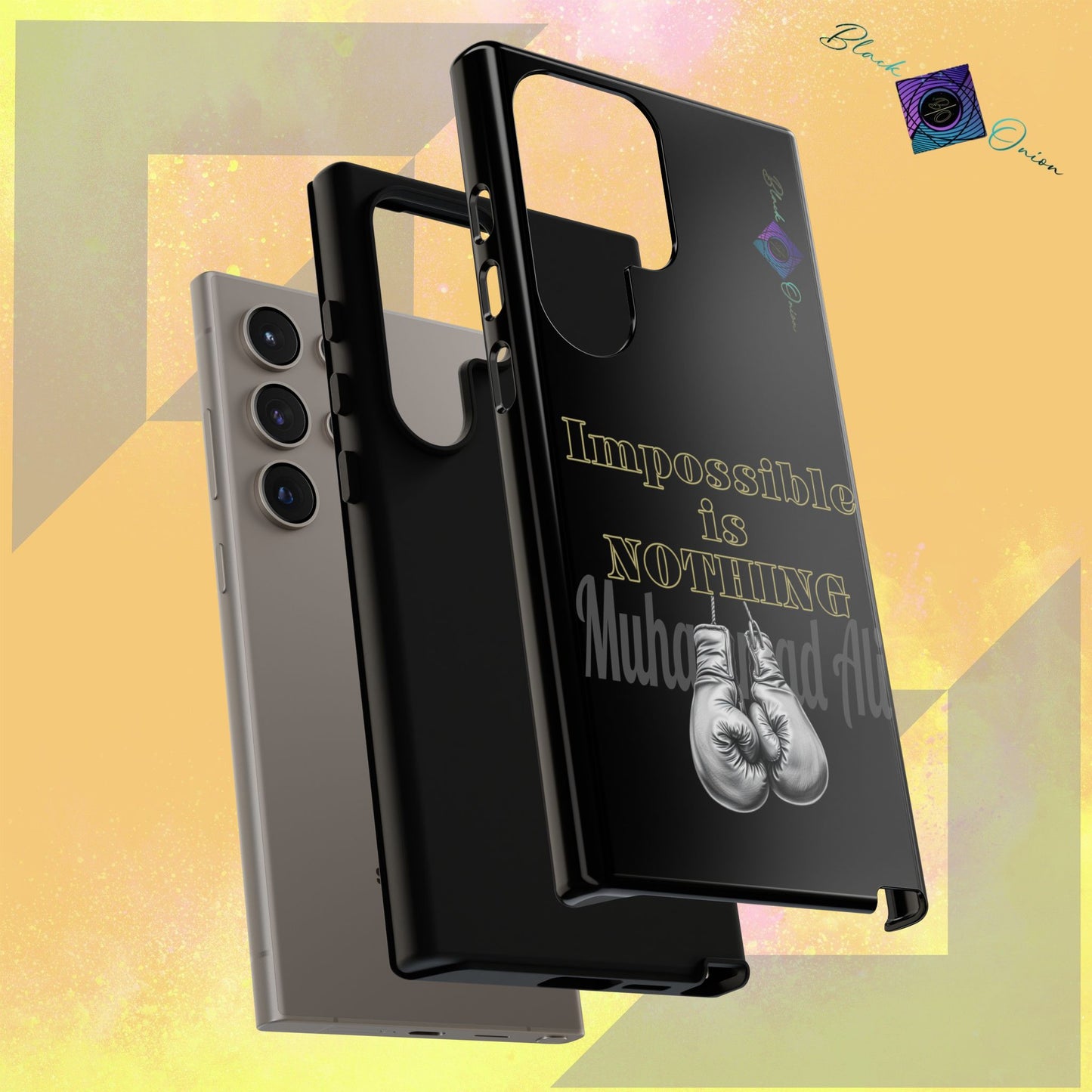 BlackOnion Brand New Phone Case - with Motivational Workout Motif ’Impossible ‘💪🔥🫵