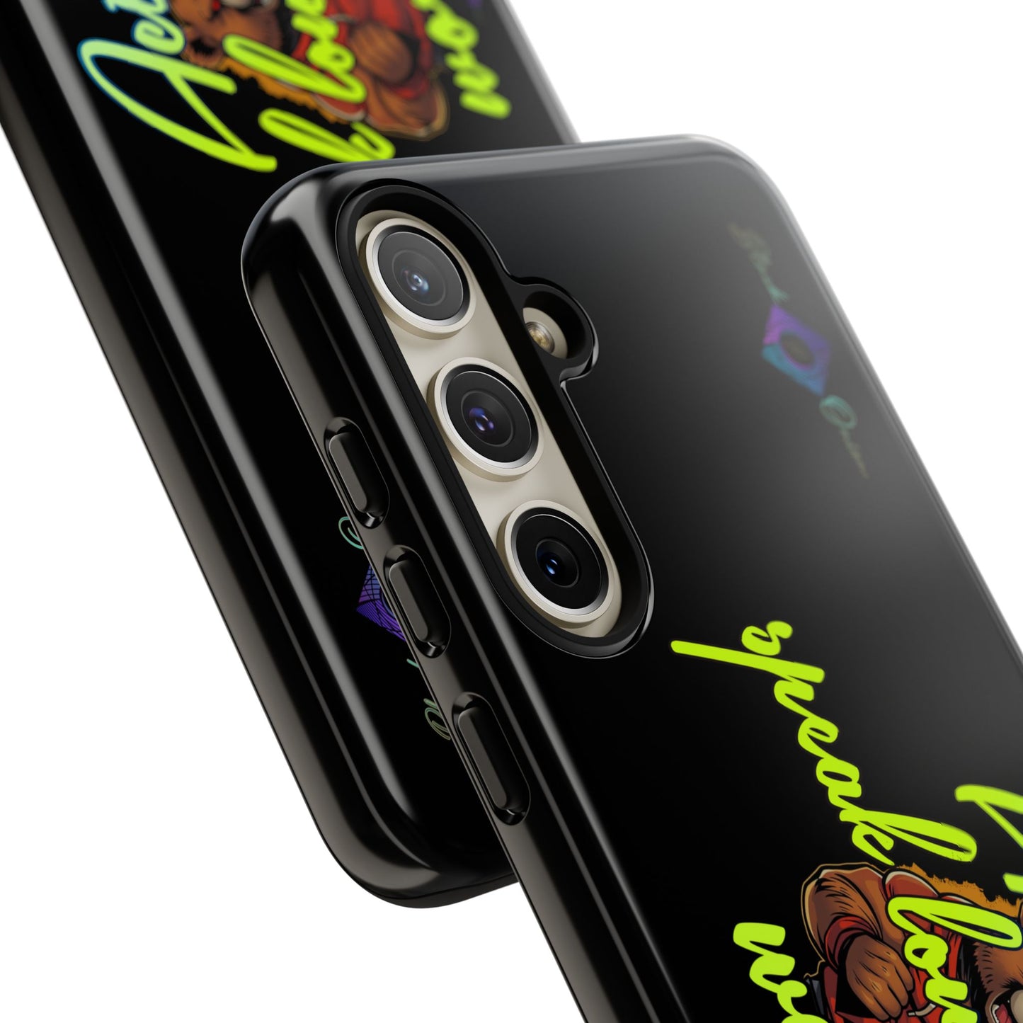 BlackOnion Brand New Phone Case - with Motivational Workout Motif ‘Actions speak lauder ‘💪🔥🫵